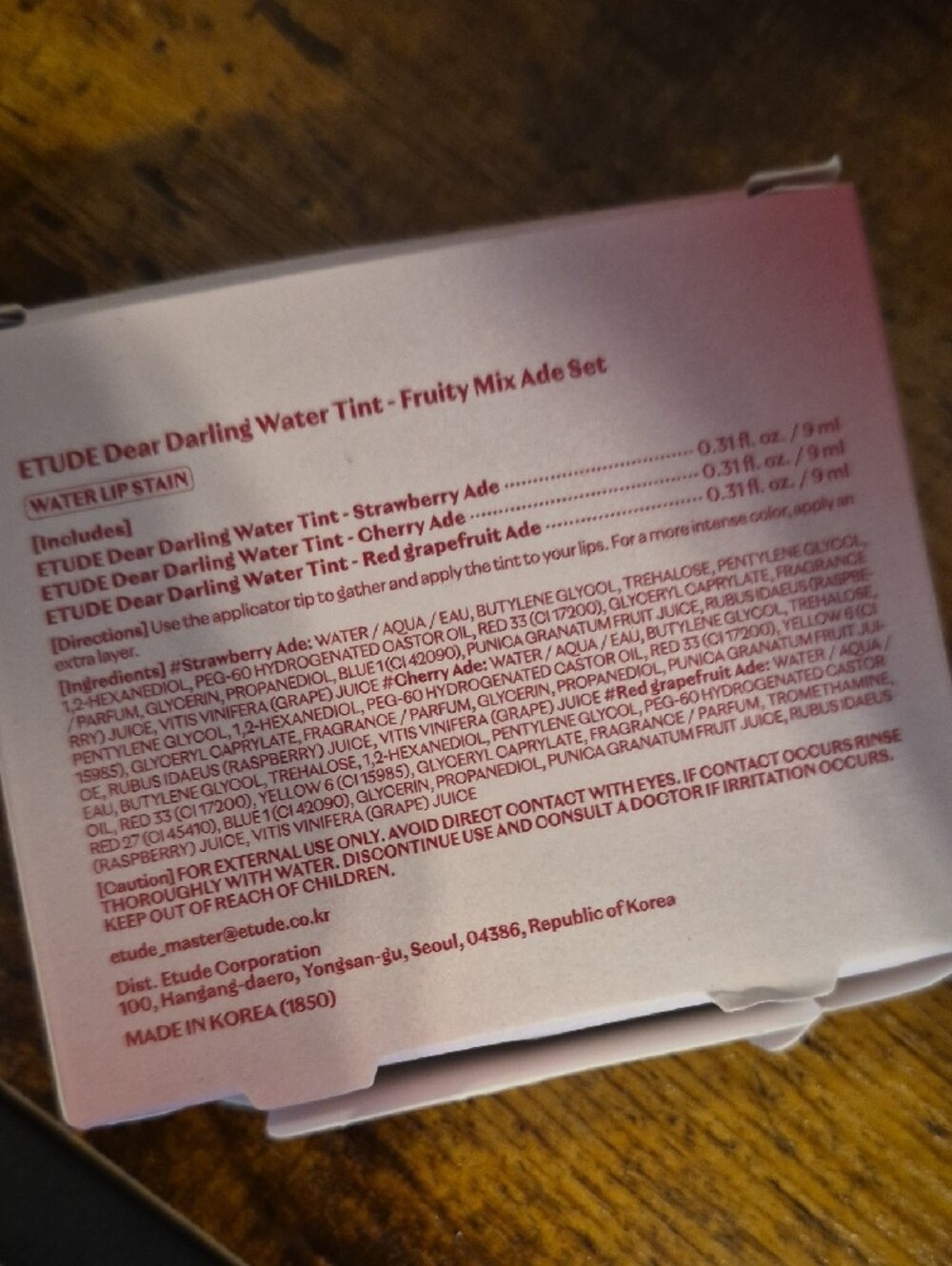 Dear Darling Water Tint - Pink Nwt 3 Lip Stains. - Picture 3 of 3